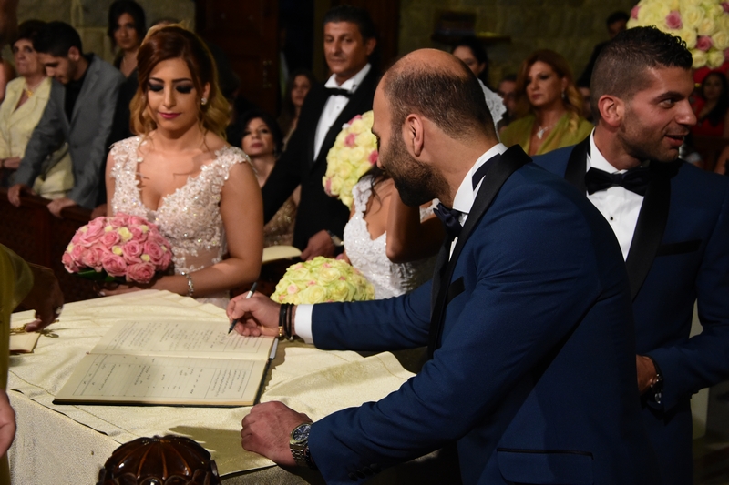 Wedding of Toni Chidiac and Joanna Khoury - Church